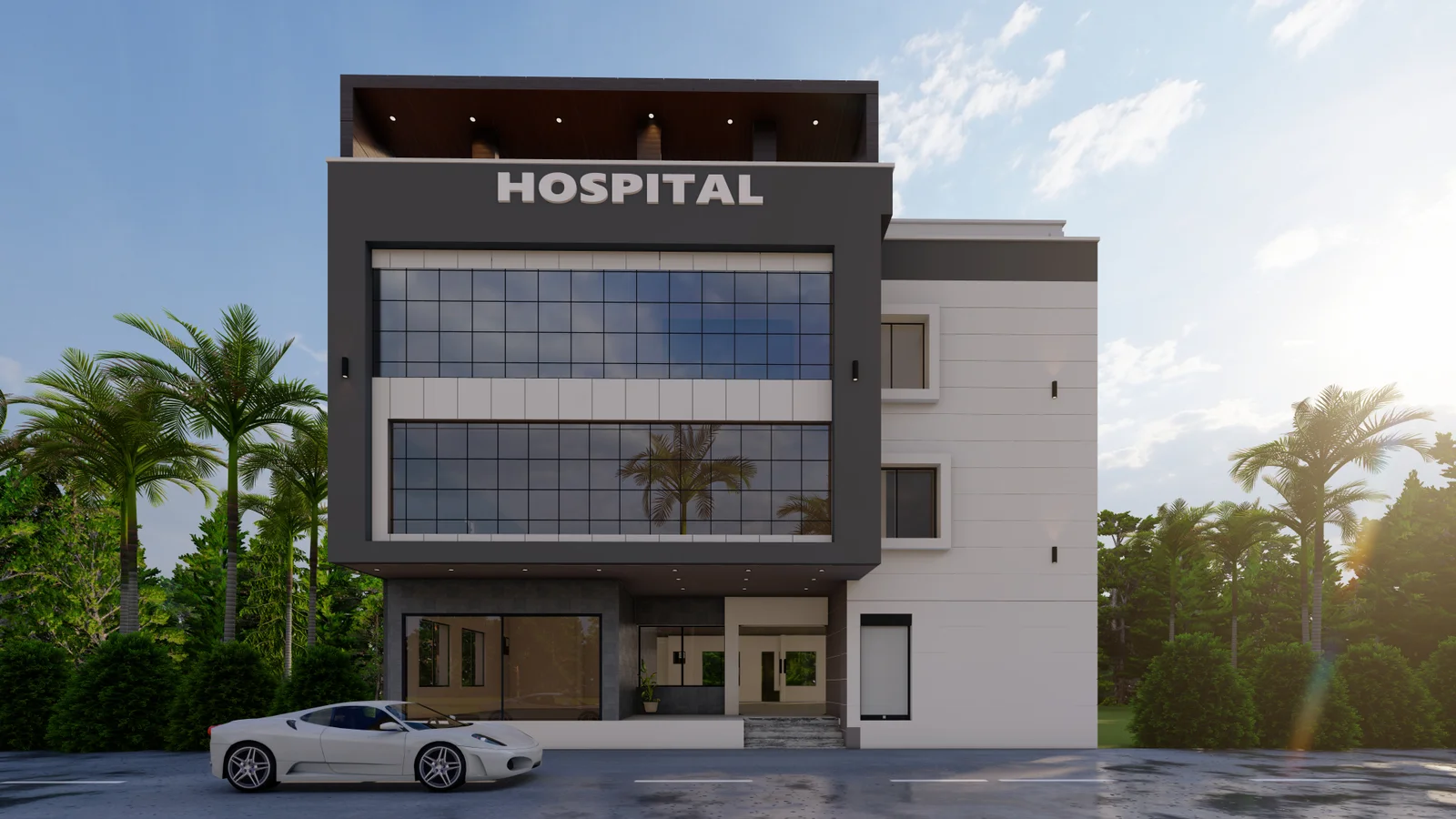 Hospital Elevation Design